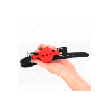 KINK - VOLLSILIKON-KLAPPEN 55 x 2 CM MIT 4,5 CM KUGEL GRÖSSE M ROT VE…