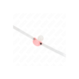KINK - ROSA SCHNULLERFORM-SPITZE 5,5 x 4 CM VERSTELLBAR 43-60 CM - KI…