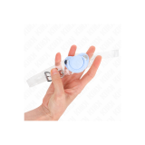 KINK - LIGHT BLUE PACIFIER SHAPED GAG 5.5 x 4 CM ADJUSTABLE 43-60 CM…