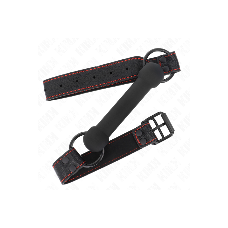 KINK - KNOCHENGAG MIT KUNSTLEDERGURT SCHWARZ VERSTELLBAR 41-57 CM - K…
