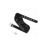 KINK - MASCHERA BOCCA BALL GAG CON SERRATURA REGOLABILE 42-60 CM - KI…