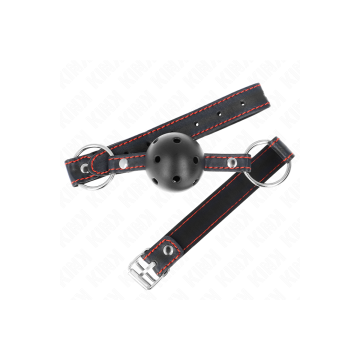 KINK - HOHLHARTER SCHWARZER BALLKNEBEL MODELL 2 65 x 2,5 CM - KINK CO…