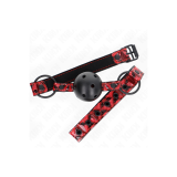 KINK - DIAMOND PATTERN BALL 4.5 CM GAG MODEL 2 64.5 CM ADJUSTABLE 42-…