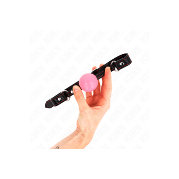 KINK - PALLA ORO ROSA 4 CM GAG 60 x 2 CM - KINK COLLAR & GAG - Mascel…