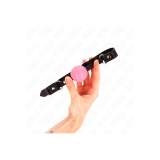 KINK - ROSE GOLD BALL 4 CM GAG 60 x 2 CM - KINK COLLAR & GAG - Gags