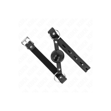 KINK - TPE BALL 4 CM KNEBEL MIT SCHWARZEM SCHLOSS 60 x 2 CM - KINK CO…