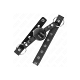 KINK - BALL 4 CM GAG WITH TIP RIVET AND SNAP LOCK 65 x 2 CM - KINK CO…