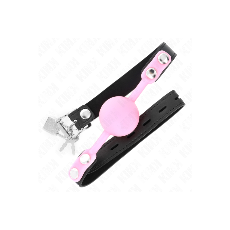 KINK - LUMINOUS SILICONE BALL 4 CM GAG 60 x 2 CM - KINK COLLAR & GAG…