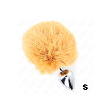 KINK - BOUCHON EN ACIER INOXYDABLE 7 x 3 CM AVEC QUEUE DE LAPIN EN FA…
