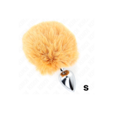 KINK - SPINA IN ACCIAIO INOSSIDABILE 7 x 3 CM CON CODA DI CONIGLIO IN…