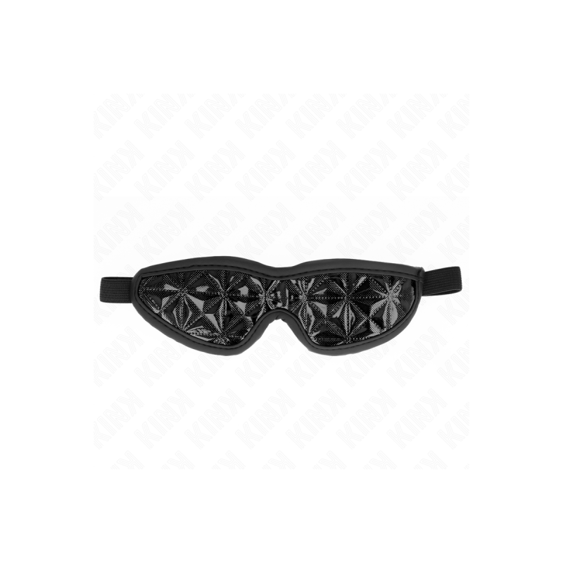 KINK - FASCIA CON MOTIVO A DIAMANTI NERO 20,5 x 6 CM - KINK MASKED AL…