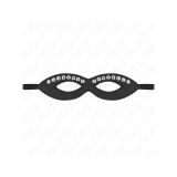 KINK - MASCHERA PER OCCHI CON MINI RIVETTI MODELLO 1 20,5 x 5,5 CM -…