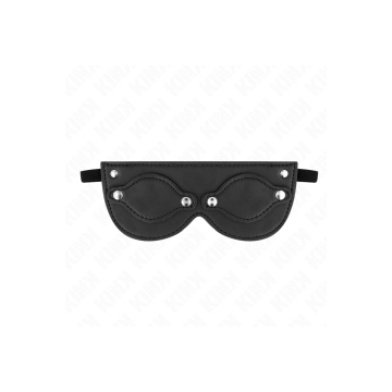 KINK - MASQUE EN CUIRETTE AVEC CACHE-YEUX DÉTACHABLES 22 x 9 CM - KIN…