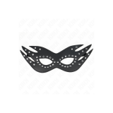 KINK - LEATHERETTE MASK WITH RIVETS MODEL 3 26 x 9.5 CM - KINK MASKED…