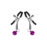 KINK - PINCE À METON SIMPLE CLOCHE VIOLET 6 CM - KINK NIPPLE GRIP - P…