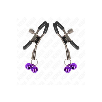 KINK - PINZA PER CAPEZZA DOPPIA VIOLA 6 CM - KINK NIPPLE GRIP - Morse…