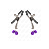 KINK - DOPPELGLOCKEN-NIPPELKLAMMEREI LILA 6 CM - KINK NIPPLE GRIP - S…