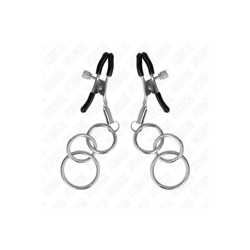 KINK - PINCE À METON 3 JOINTS TORIQUES 6 CM - KINK NIPPLE GRIP - Pinc…