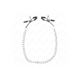 KINK - THIN CHAIN NIPPLE CLAMPS 30 CM - KINK NIPPLE GRIP - Sadomasoch…