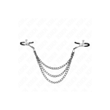 KINK - NIPPELKLEMMEN MIT 3 KETTEN SCHWARZ 20/23/28 CM - KINK NIPPLE G…