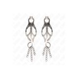 KINK - PINZE PER CAPEZZOLI TRIFOGLIO GIAPPONESE CON CATENINE ARGENTO…