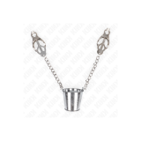 KINK - PINZE PER CAPEzzoli CON SECCHIO ARGENTO - KINK NIPPLE GRIP - M…