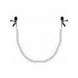 KINK - PINCES À TAMELON CHAÎNE PLATE ARGENT 34 CM - KINK NIPPLE GRIP…