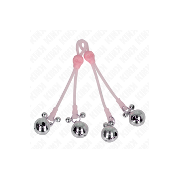 KINK - PINZE PER CAPEZZOLI TESCHIO LUMINOSO CON ANELLO CAMPANELLI REG…