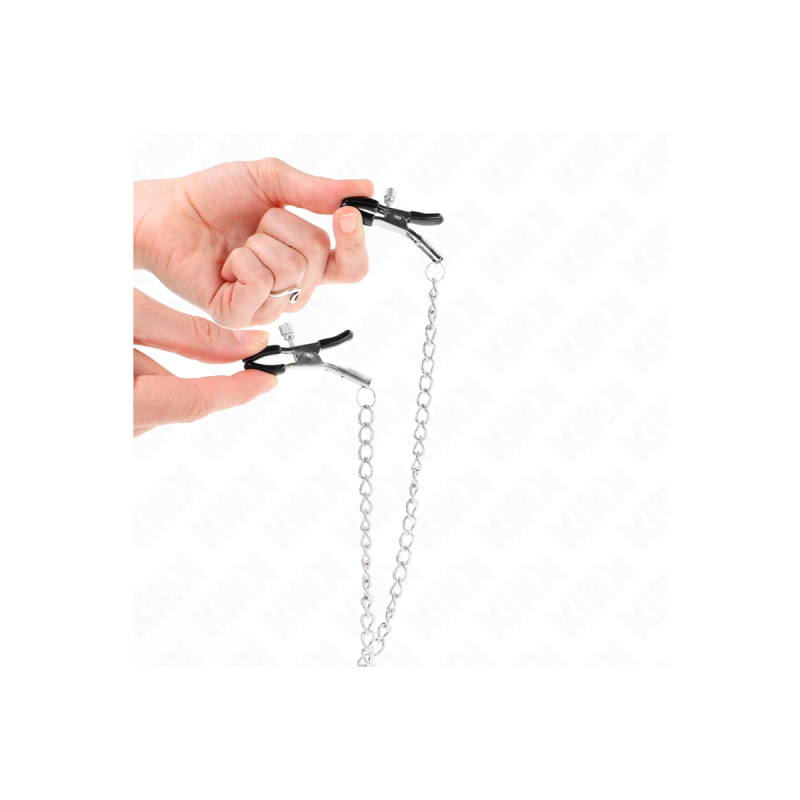 KINK - PINZE PER CAPEZZOLI TRIPLI E CLIT CON CATENA MODELLO 0 - KINK…