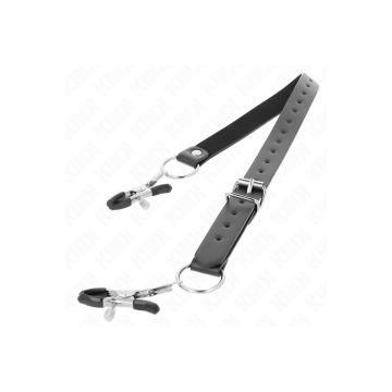 KINK - 4 PINCES À CLITORIS RÉGLABLES 34-48 CM - KINK NIPPLE GRIP - Pi…
