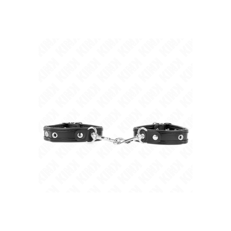 KINK - MINI-ARMBÄNDER SCHWARZ MIT NIETEN VERSTELLBAR 16-22 CM X 2 CM…