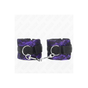 KINK - ATTENTES-POIGNETS COURTES EN DENTELLE DE VELOURS ET RELIURE EN…