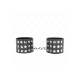 KINK - HANDGELENKFESSELN MIT DRUCKVERSCHLUSS SCHWARZ VERSTELLBAR 19-2…