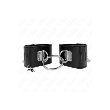 KINK - APPUI-POIGNETS FIXES AVEC ANNEAU ET FERMETURE PAR CADENAS NOIR…