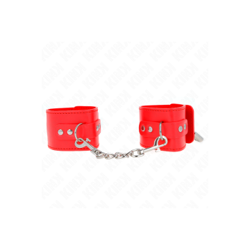 KINK - RESISTENZA DA POLSO CON CHIUSURA A LUCCHETTO ROSSO REGOLABILE…