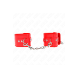 KINK - APPUI-POIGNETS AVEC FERMETURE PAR CADENAS ROUGE AJUSTABLE 16-2…