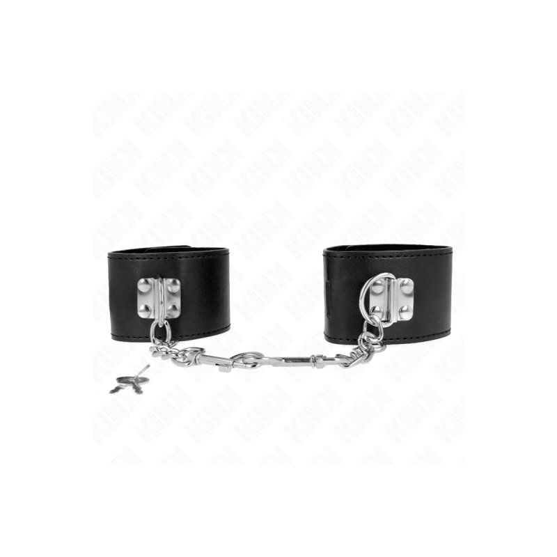 KINK - RESISTENZA DA POLSO CON CHIUSURA A LUCCHETTO NERO REGOLABILE 1…