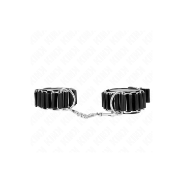 KINK - HINGE-LIKE THIN WRIST RESTRAINTS BLACK ADJUSTRABLE 16-22 CM X…