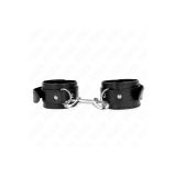 KINK - WRIST RESTRAINTS-SINGLE RIVET ROW BLACK ADJUSTABLE 17-28 CM X…