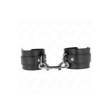 KINK - HANDGELENKFESSELN - EINZELNE NIETENREIHE UND GROSSE SCHNALLE S…