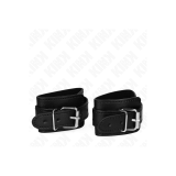 KINK - APPAREILS-POIGNETS VERROUILLABLES DUNGEON NOIR AJUSTABLES 21-2…