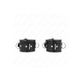 KINK - SCHWERE HANDGELENKSFESSELN MIT SCHWARZEM PELZFUTTER, VERSTELLB…