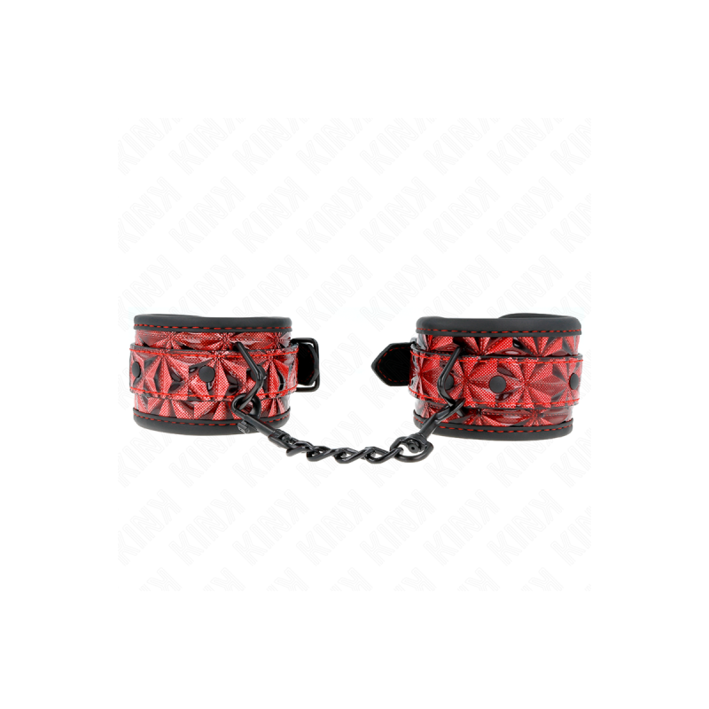 KINK - APPUI-POIGNETS MOTIF DIAMANT ROUGE FONCÉ RÉGLABLE 17-26 CM X 5…