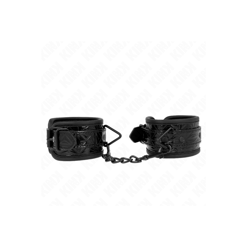 KINK - APPUI-POIGNETS MOTIF DIAMANT NOIR AJUSTABLE 17-26 CM X 5,5 CM…