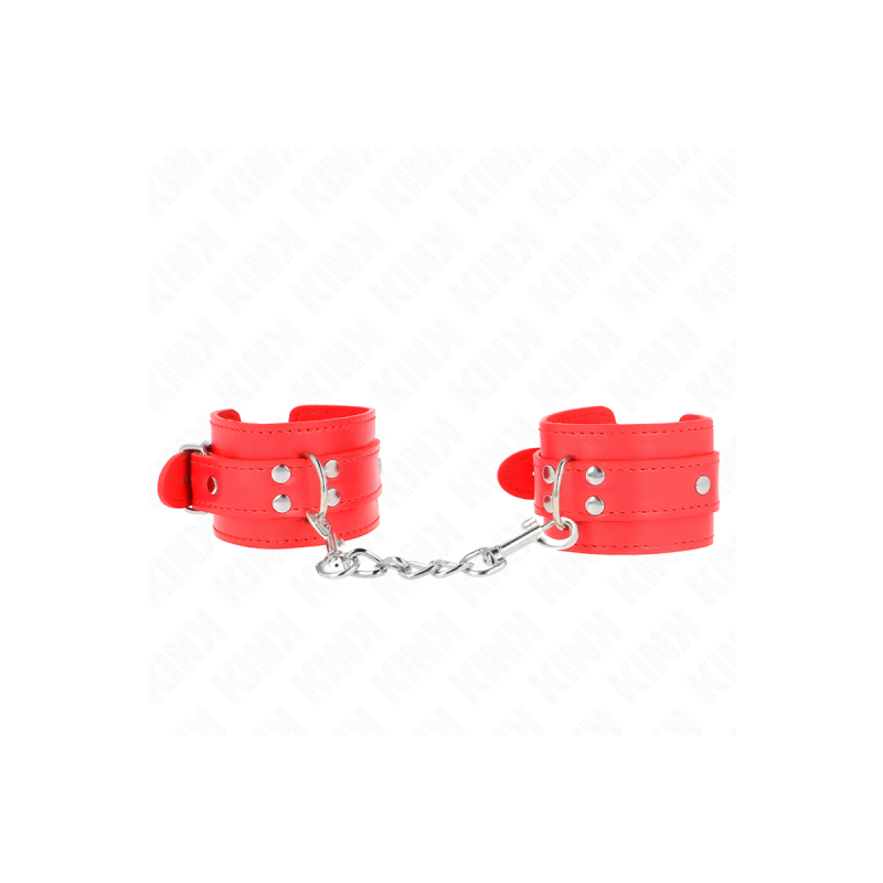 KINK - APPAREILS-POIGNETS SIMPLES ROUGE AJUSTABLES 20-23 CM X 5,5 CM…