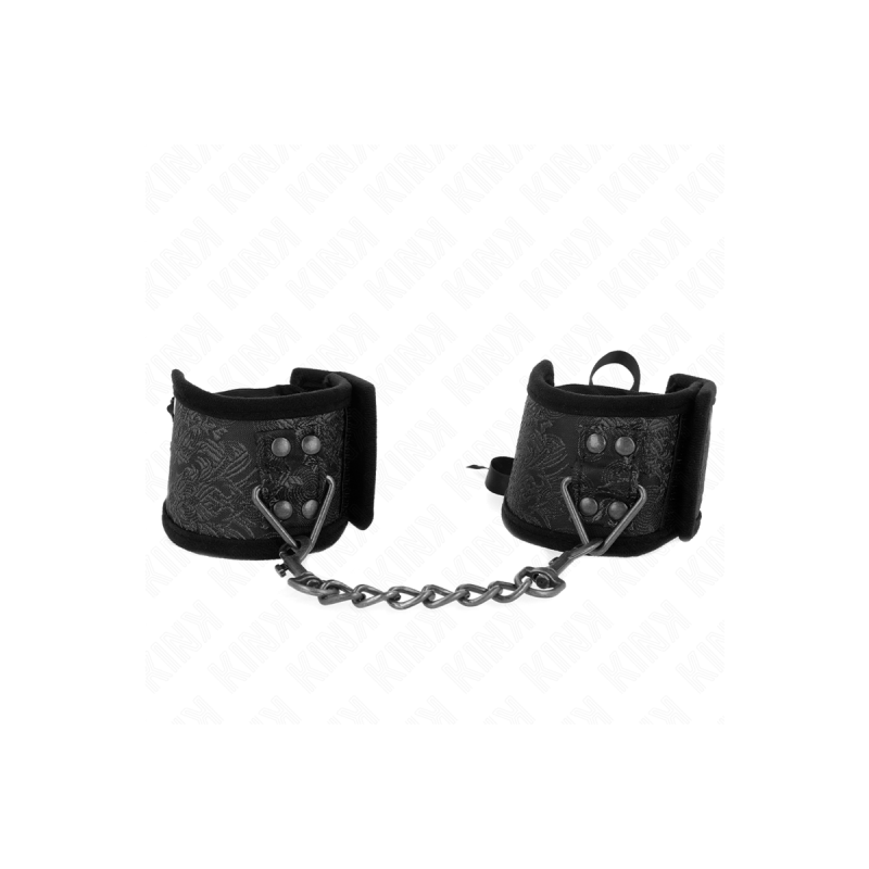 KINK - SCANDAL HANDGELENKSFESSELN SCHWARZE SPITZENDETAILS 24,5 CM X 6…