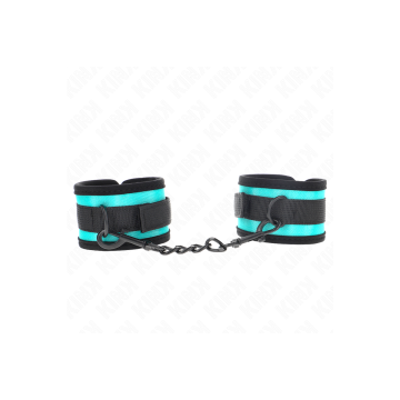 KINK - NYLON-HANDFESSEL MIT KLETTVERSCHLUSS SCHWARZ-BLAU VERSTELLBAR…
