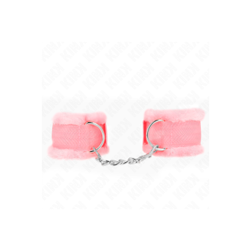 KINK - POGGIPOLSI FODERATI IN PELLICCIA ROSA REGOLABILE 17-31 CM X 7…