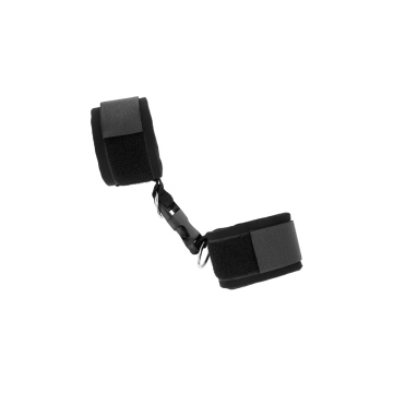 KINK - NEOPRENE HOOK&LOOP FASTENER WRIST RESTRAINTS BLACK ADJUSTABLE…