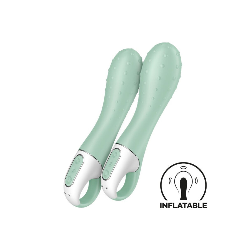 Satisfyer - Air Pump Vibrador 3 Inflable Punto G Menta | Vybes.it